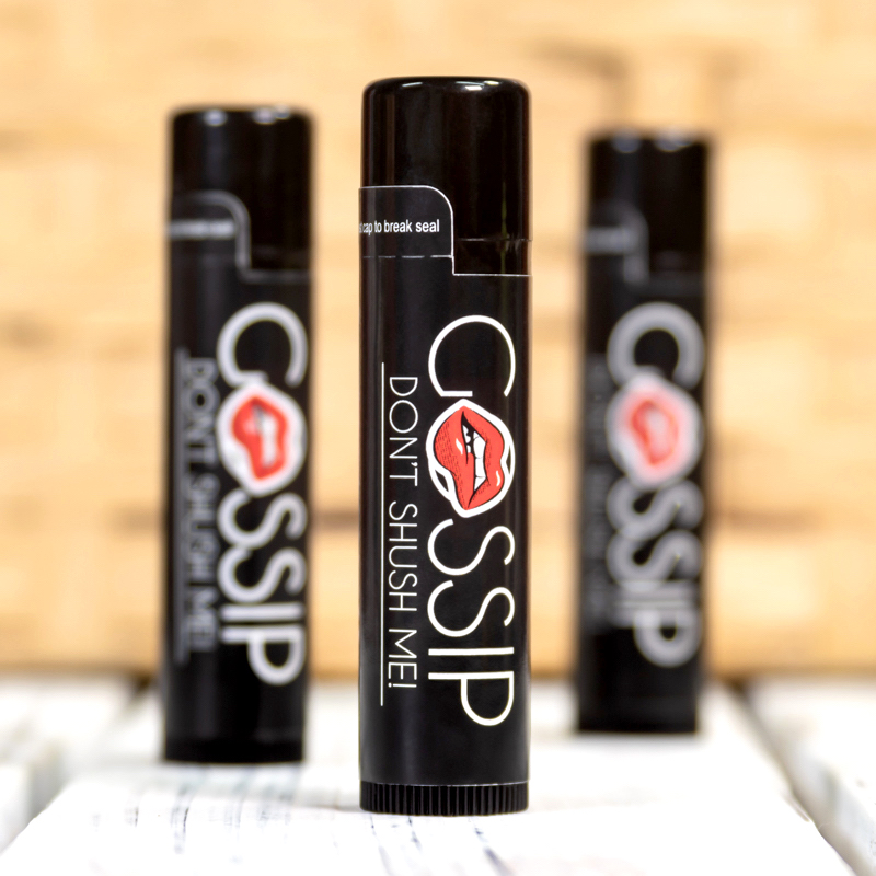 Natural Lip Balm In Black Tube - Full Color