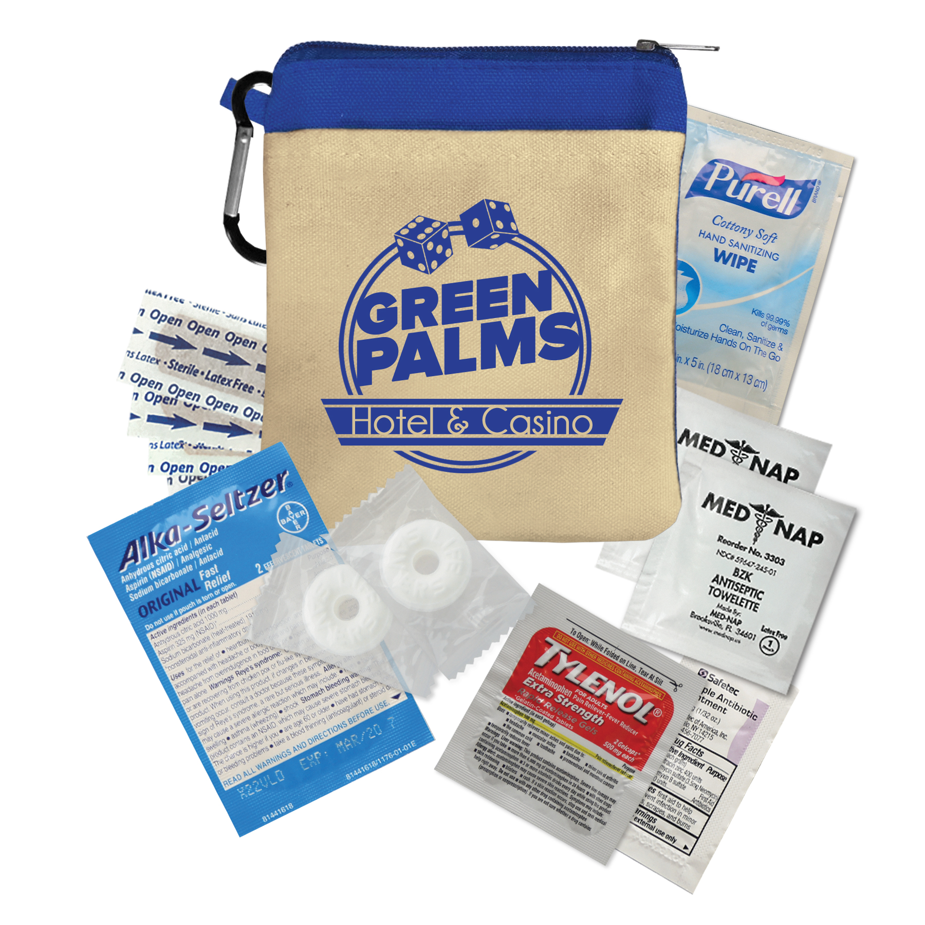 New Recovery Kit Canvas Zipper Tote Kit