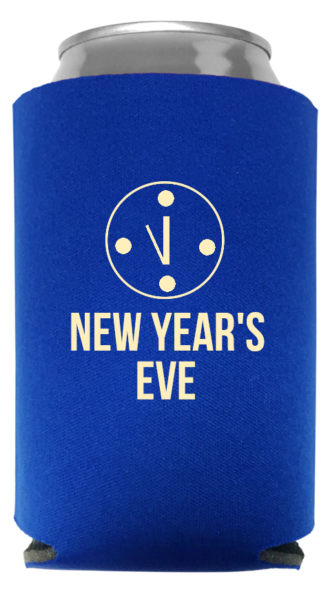 New Years Eve Full Color Foam Collapsible Coolies Style 90391