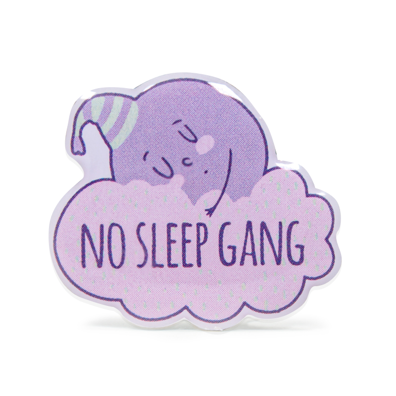 No Sleep Gang Stock Lapel Pins