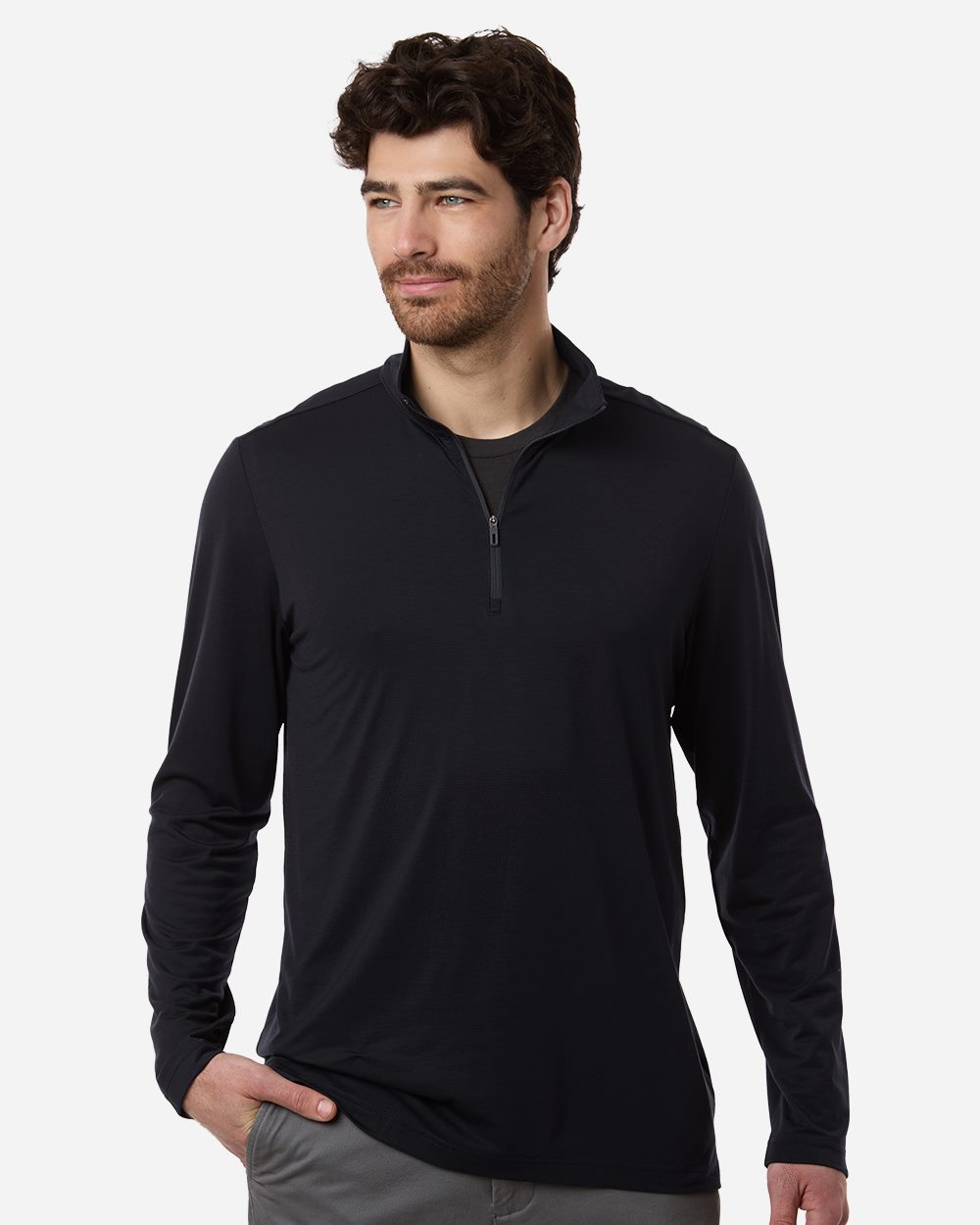 North End Men's Jaq Stretch Performance Quarter-Zip - NE405