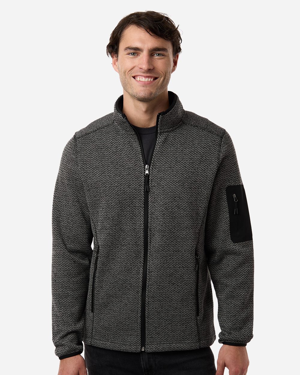 North End Men's Jasper Full-Zip Fleece Jacket - NE730