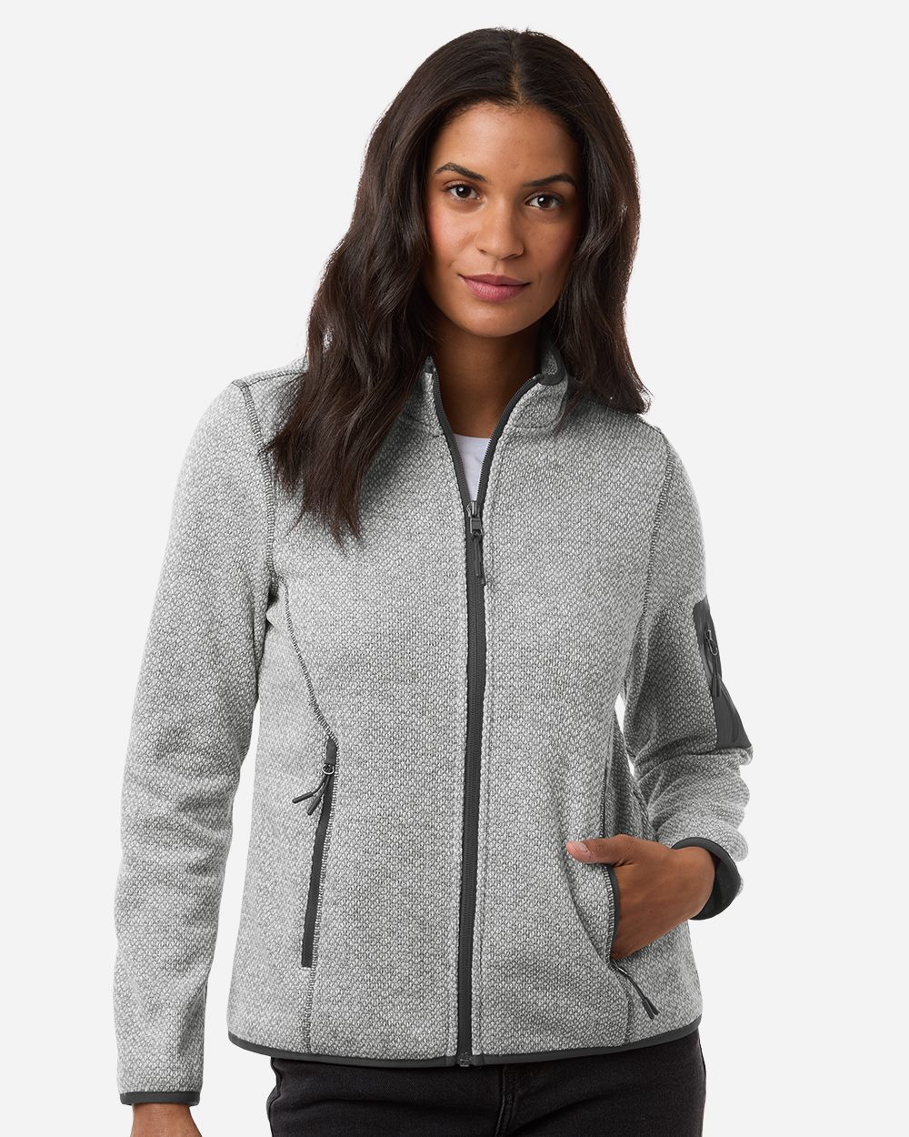 North End Women's Jasper Full-Zip Fleece Jacket - NE730W