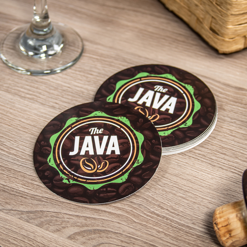 Custom Paper Coasters - 3.5" Round