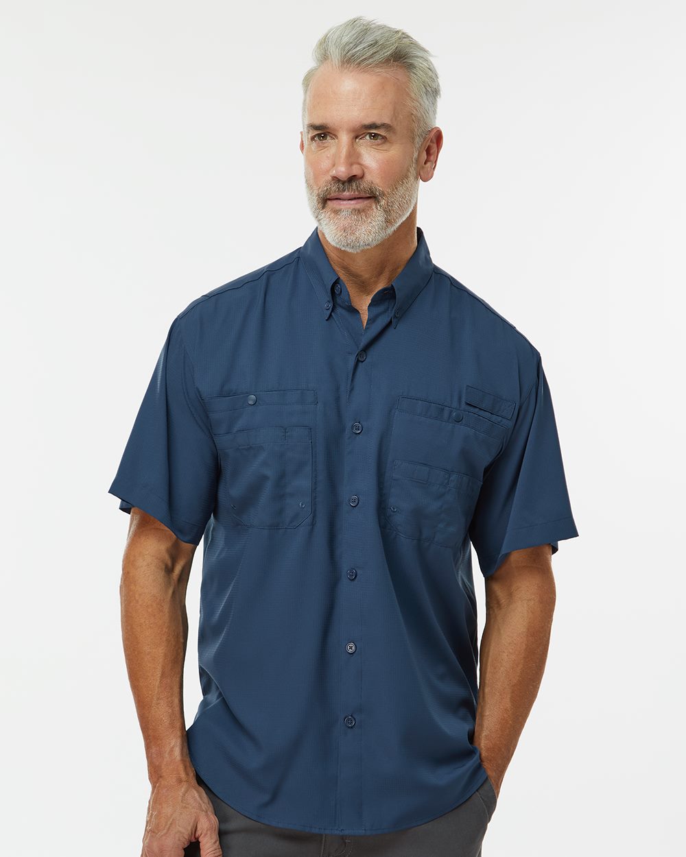Paragon Men's Hatteras Performance Short Sleeve Fishing Shirt - 700