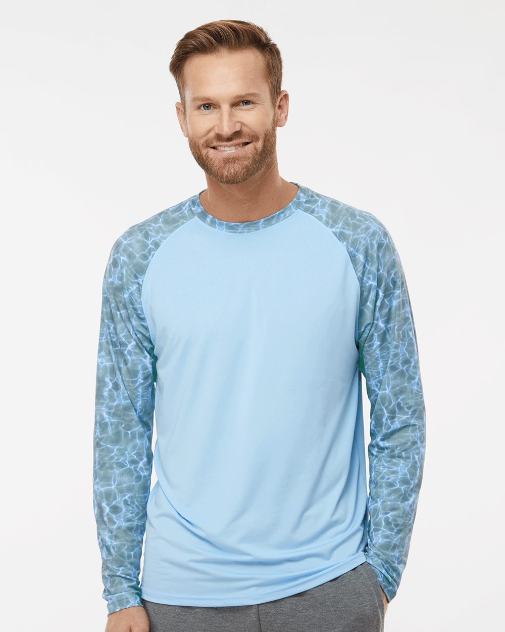 Paragon Men's Panama Colorblocked Long Sleeve T-Shirt - 231