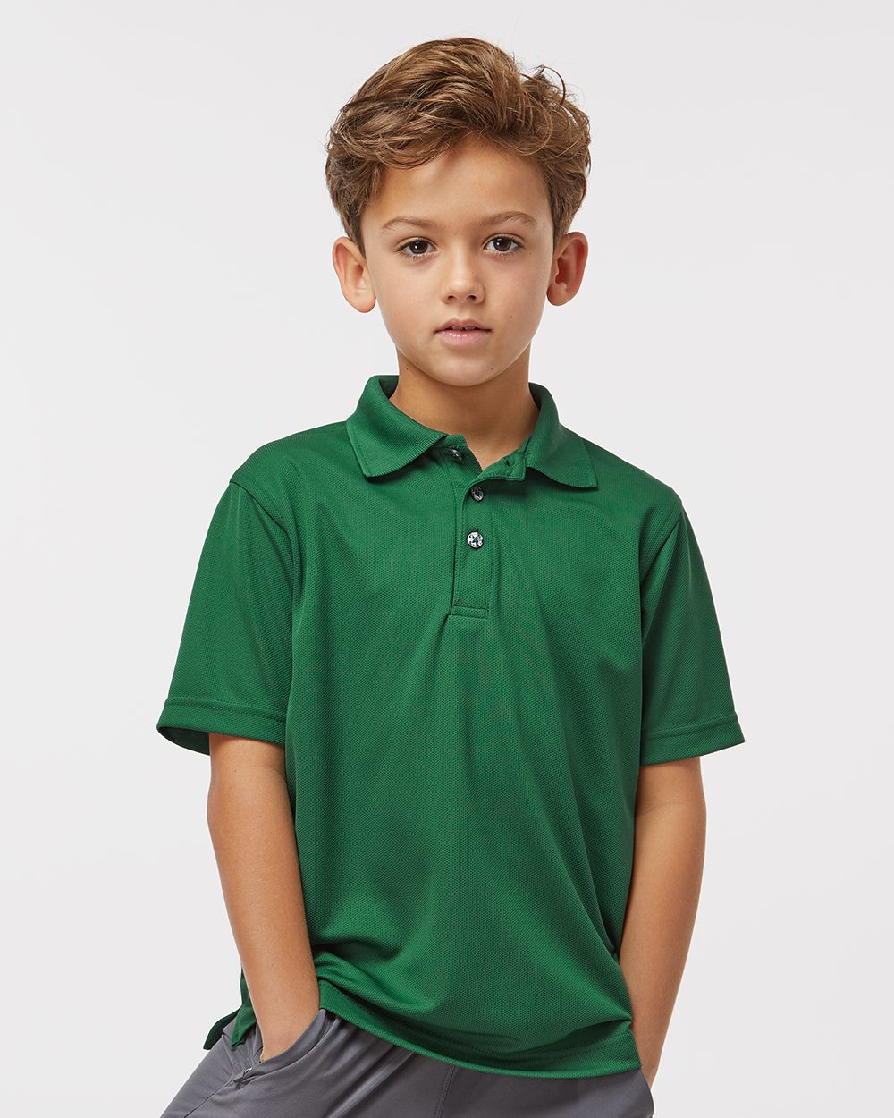 Paragon Youth Saratoga Performance Mini Mesh Polo - 108Y