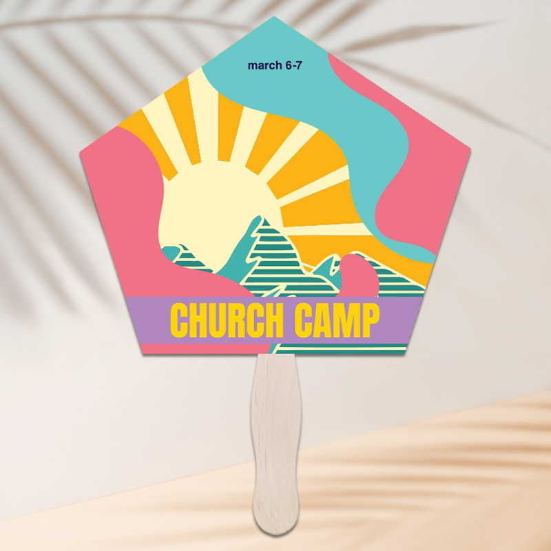 Pentagon Hand Fans