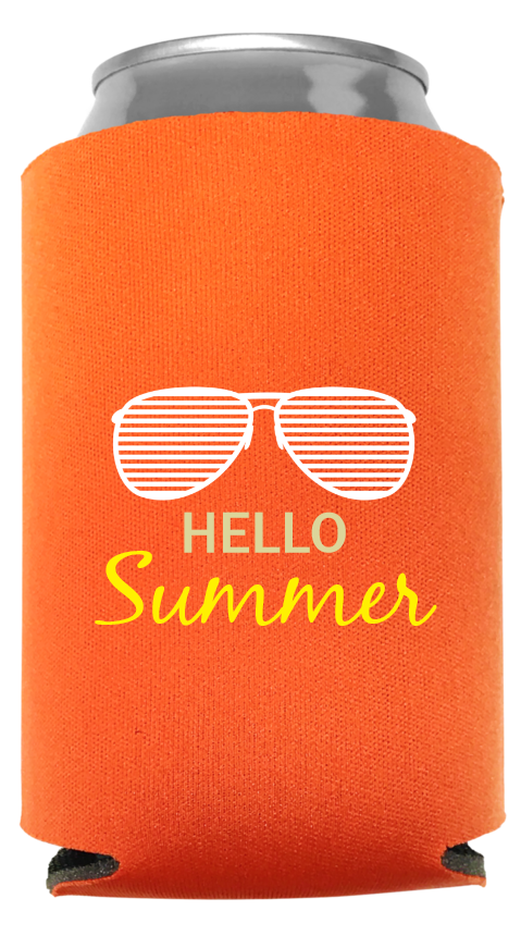 Pool Party Full Color Foam Collapsible Coolies Style 106124