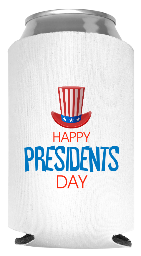 President Day Full Color Foam Collapsible Coolies Style 97078