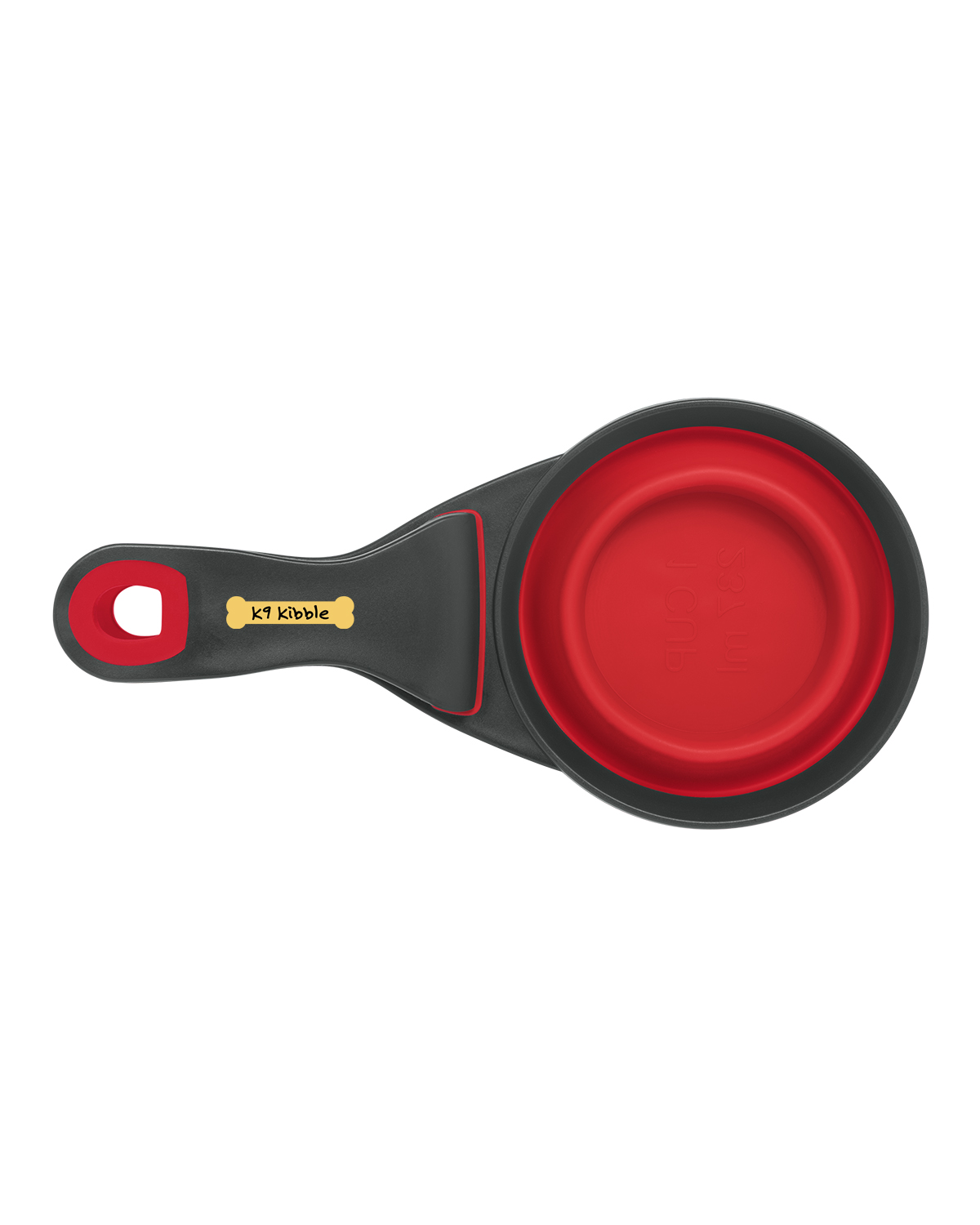 Collapsible Pet Food Scoop & Clip