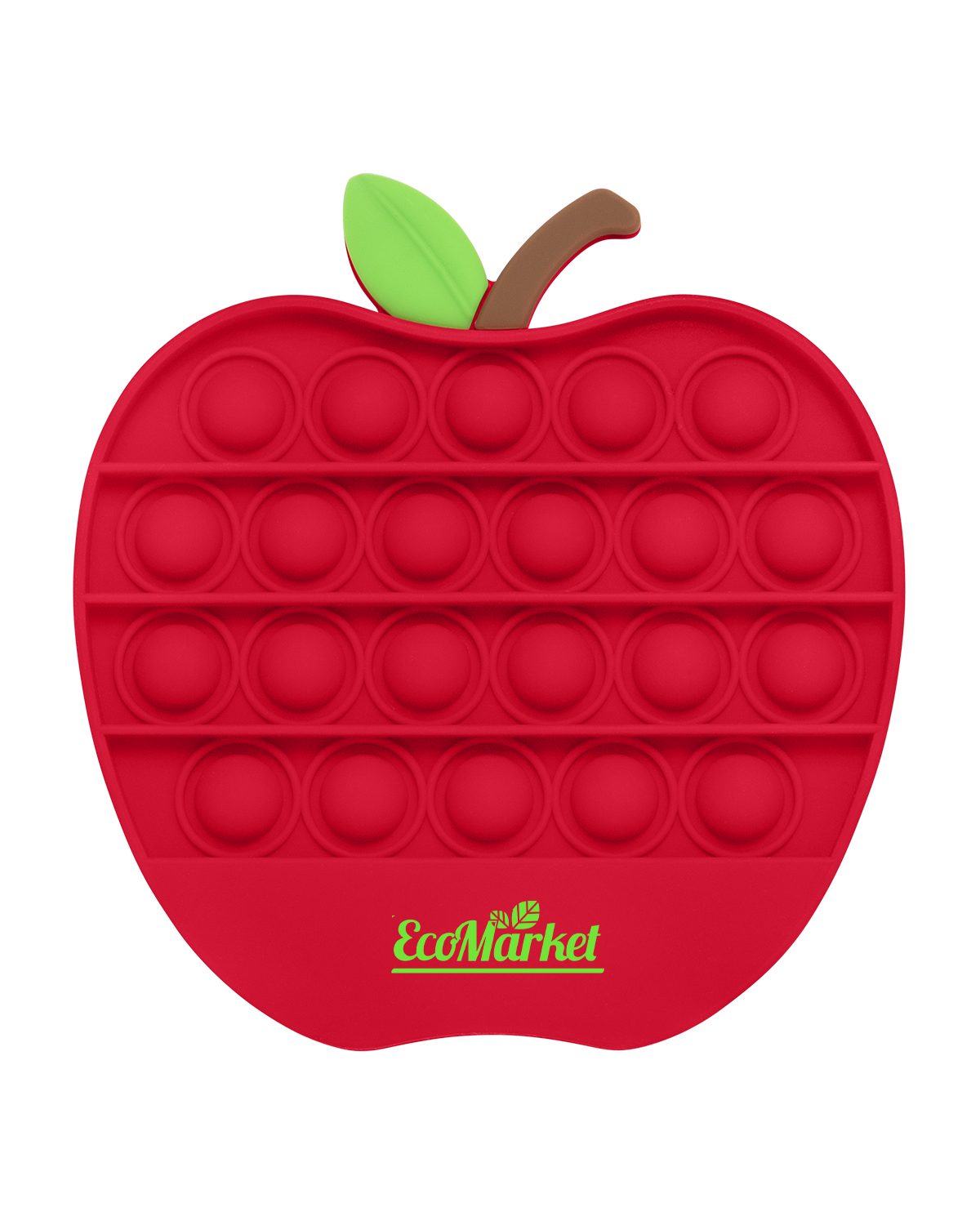 Push Pop Bubble Apple Shape Fidget Sensory Toy