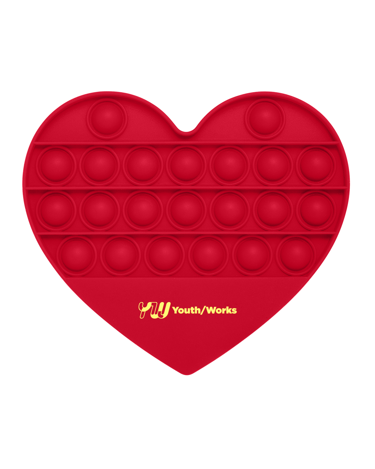 Push Pop Bubble Heart Shape Fidget Sensory Toy