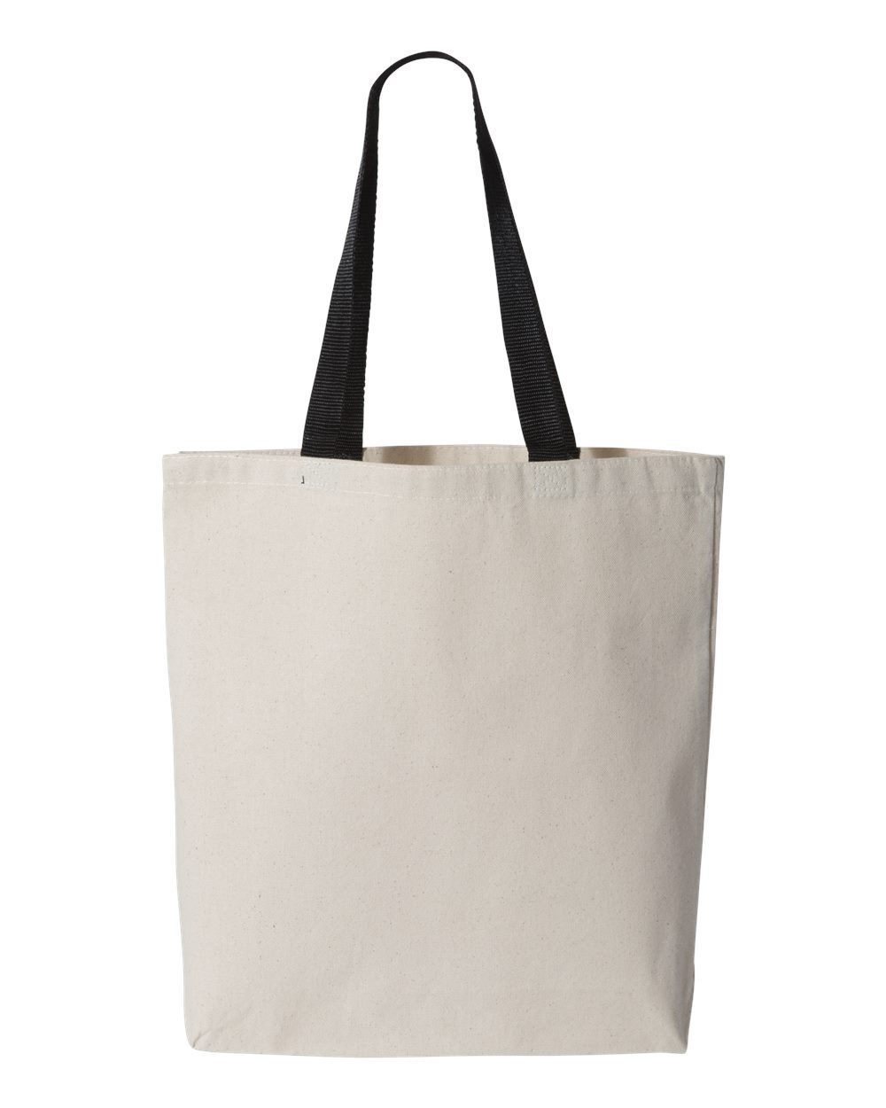 Q-Tees 11L Canvas Tote With Contrast-Color Handles - Q4400
