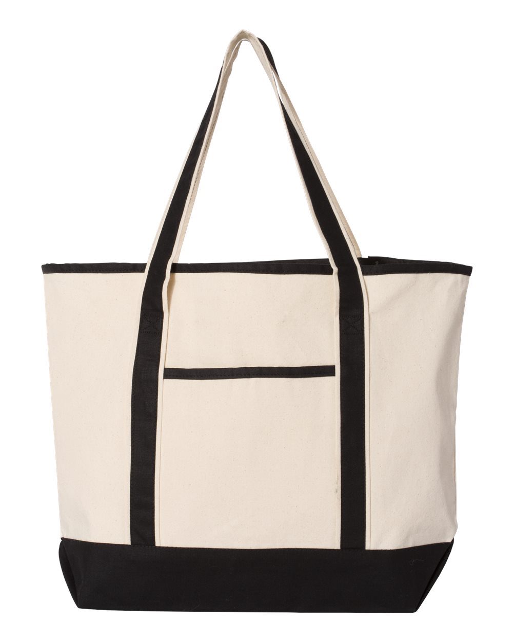 Q-Tees 34.6L Large Canvas Deluxe Tote - Q1500