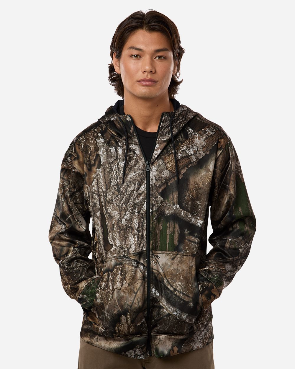 Unisex Realtree&reg; Performance Full-Zip Hooded Sweatshirt - RT5201