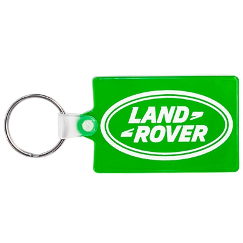Rectangle Soft Plastic Keychains