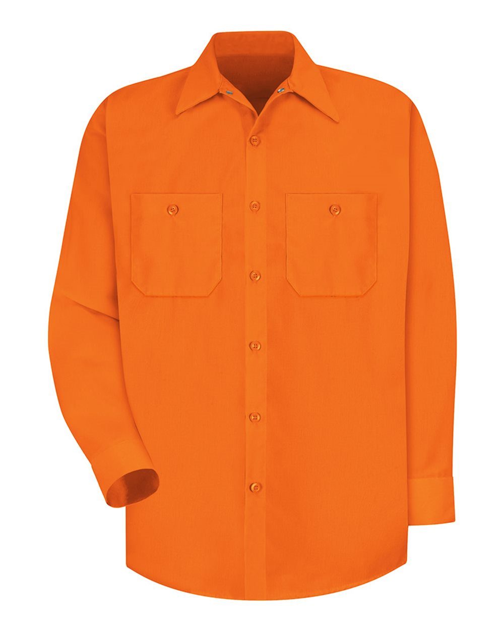 Red Kap Men's Enhanced Visibility Long Sleeve Work Shirt - SS14