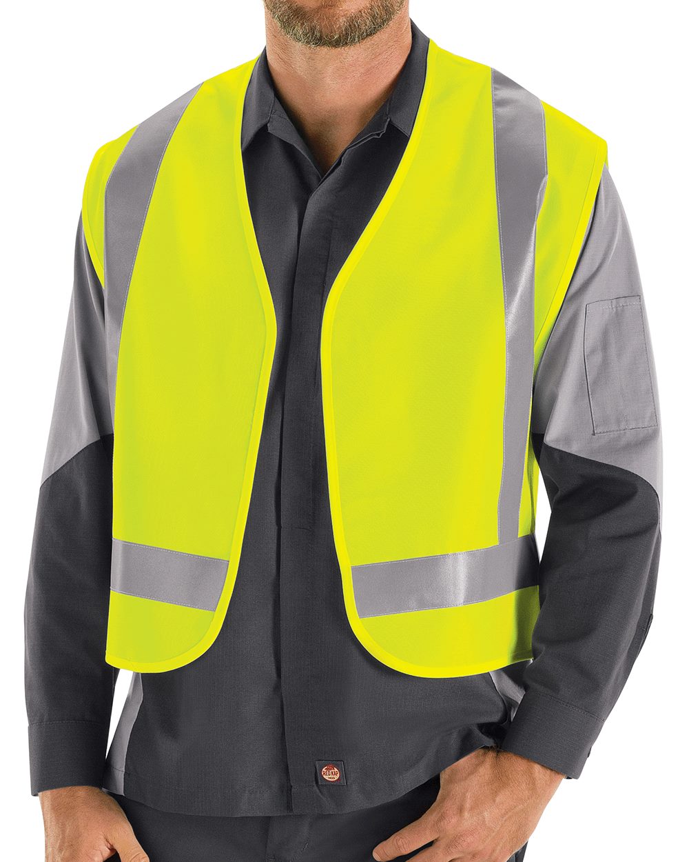 Red Kap Men's High Visibility Safety Vest - VYV6