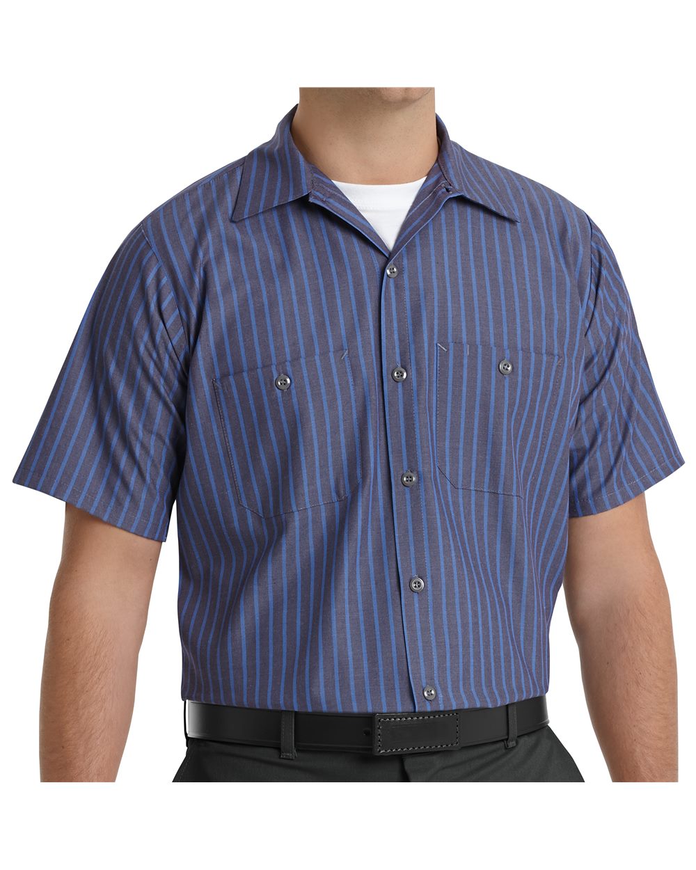 Red Kap Men's Industrial Short Sleeve Work Shirt - SP24