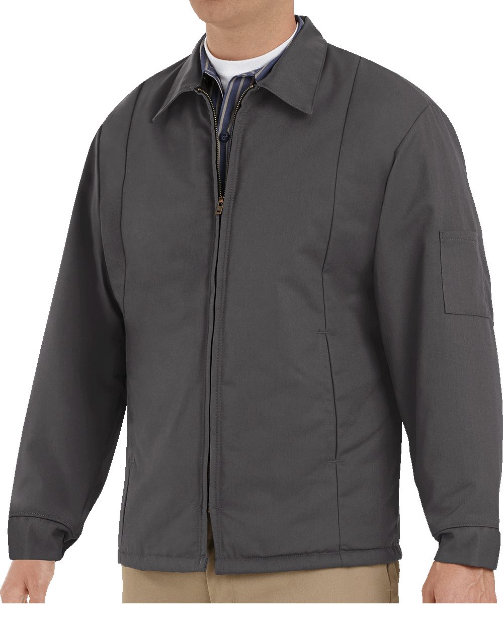 Red Kap Men's Perma-Lined Panel Jacket - JT50