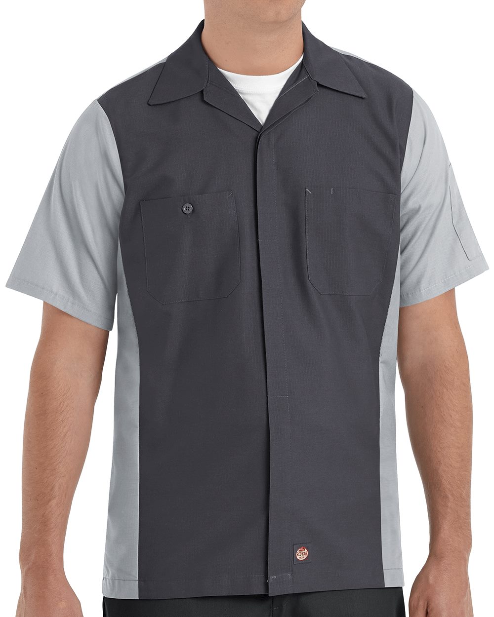 Red Kap Men's Short Sleeve Automotive Crew Shirt - SY20