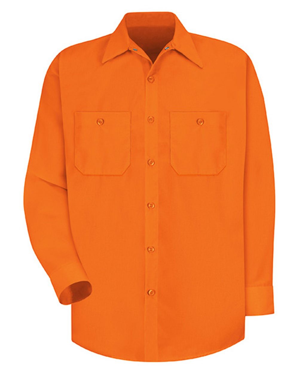 Red Kap Men's Tall Enhanced Visibility Long Sleeve Work Shirt - SS14T