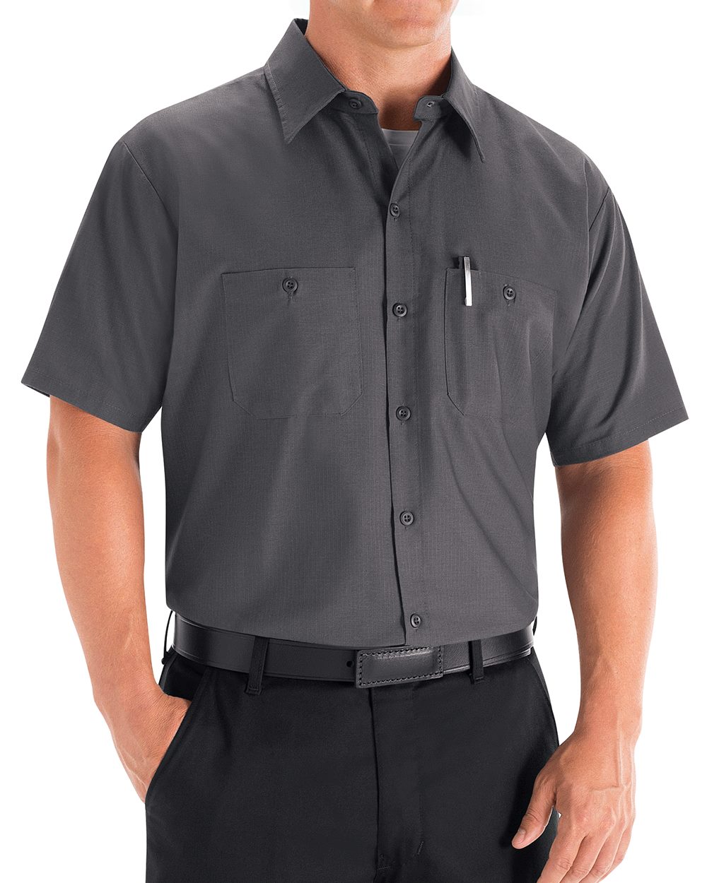 Red Kap Men's Tall Mimix&trade; Short Sleeve Work Shirt - SX20T