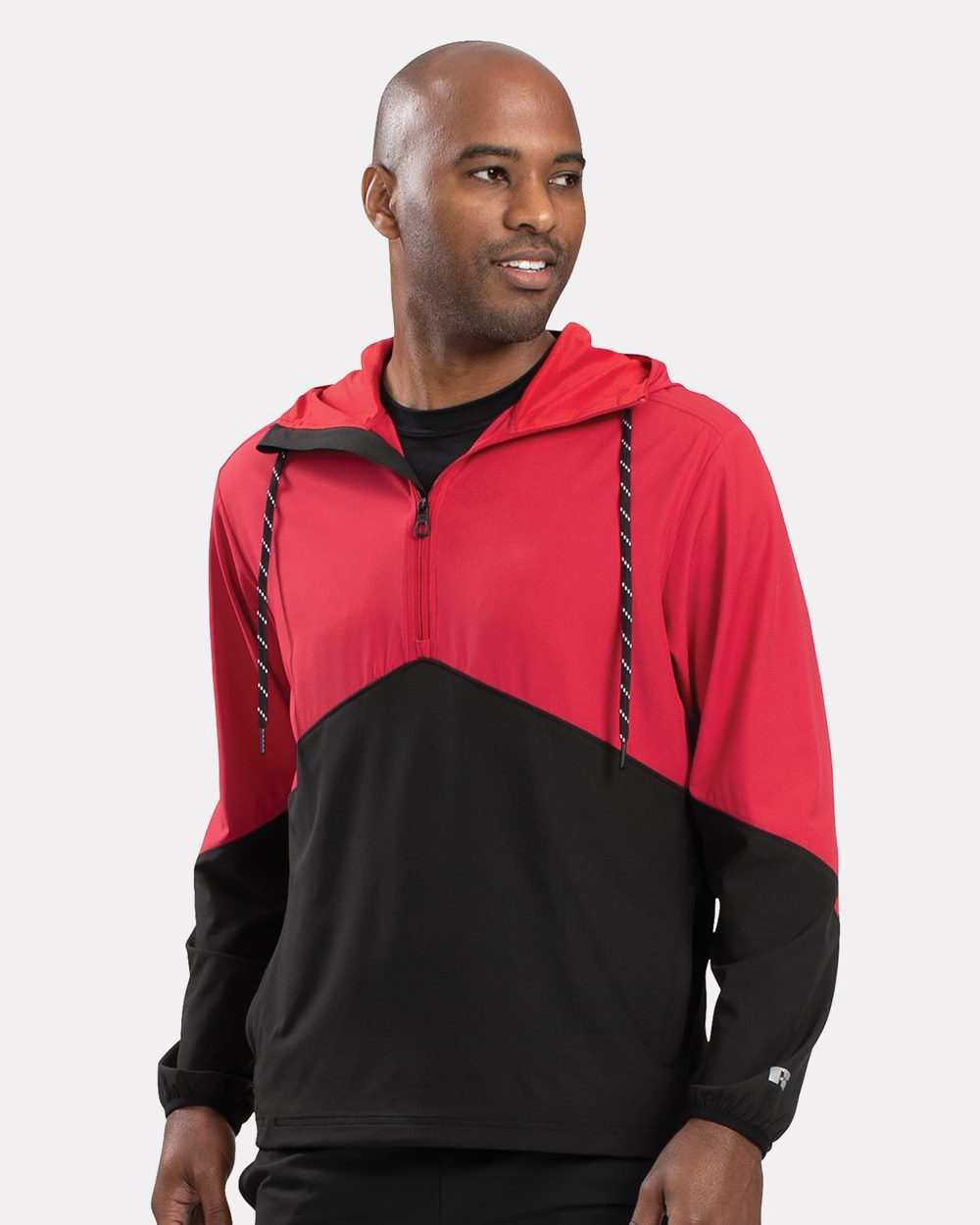 Russell Athletic Unisex Legend Hooded Quarter-Zip Pullover - R20DSM