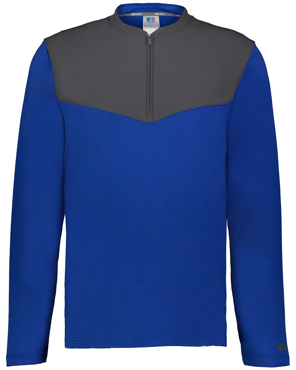 Russell Athletic Unisex Sideline Grid Fleece Quarter-Zip Pullover - R03GKM