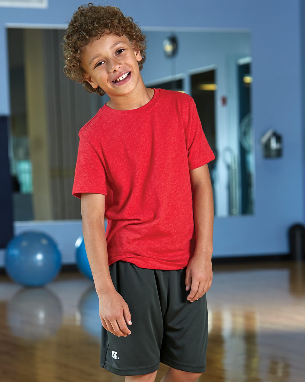 Russell Athletic Youth Essential 7" Shorts With Pockets - TS7X2B