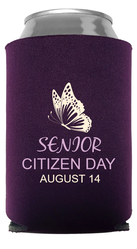 Senior Citizen Day Full Color Foam Collapsible Coolies Style 92600