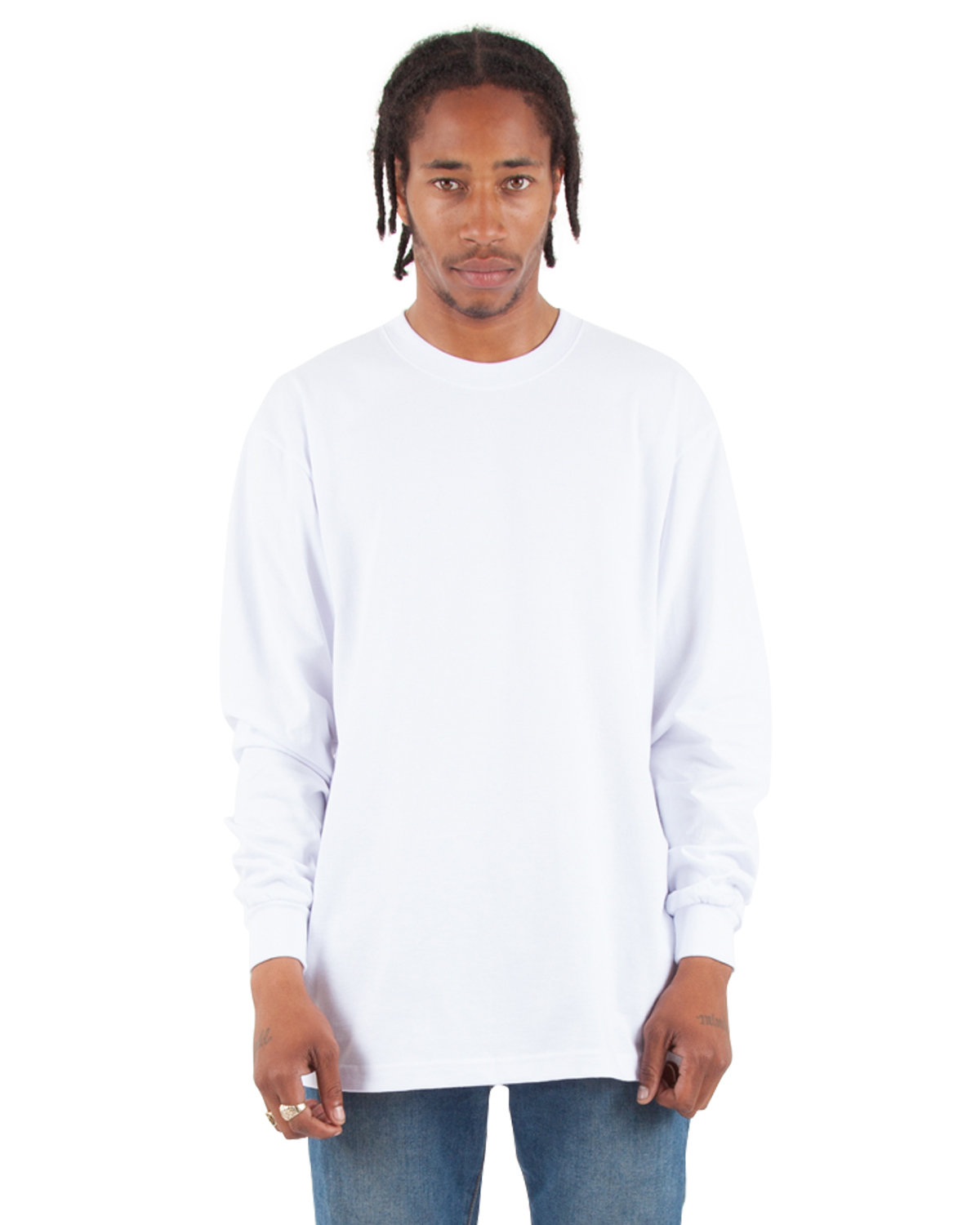 Shaka Wear Men's Tall Max Heavyweight Long-Sleeve T-Shirt