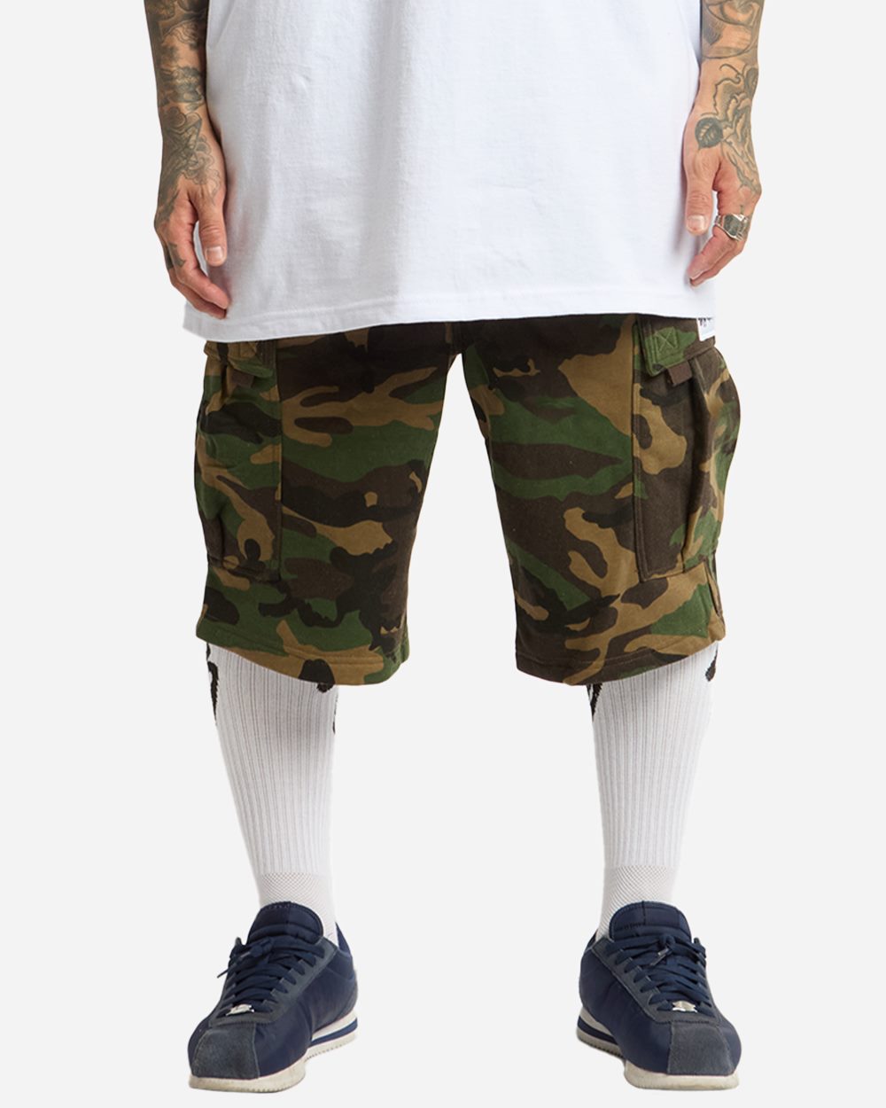 Shaka Wear Unisex Fleece Cargo Shorts - SHFCS