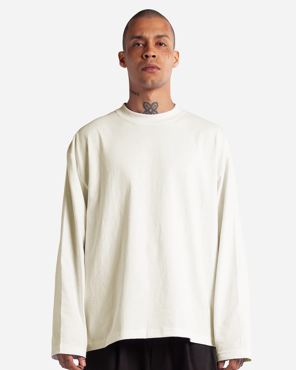 Shaka Wear Unisex Max Heavyweight Oversized Long Sleeve T-Shirt - SHMOL