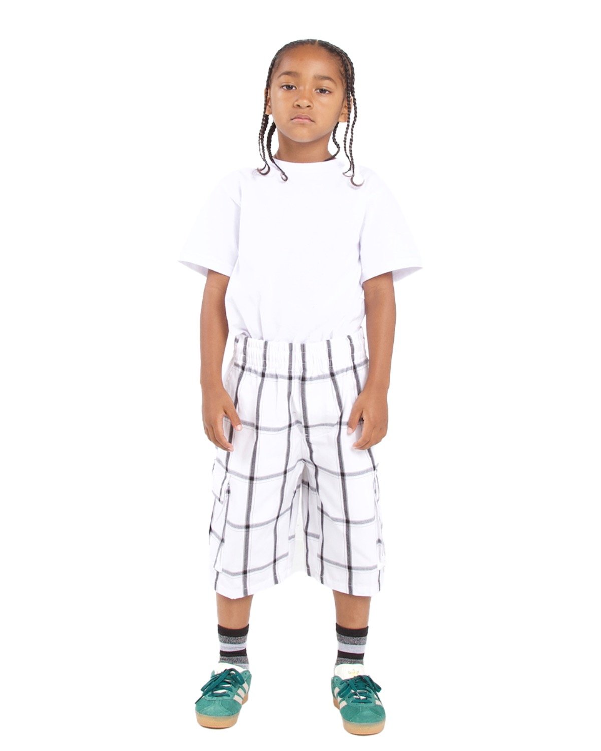 Shaka Wear Youth Plaid Shorts
