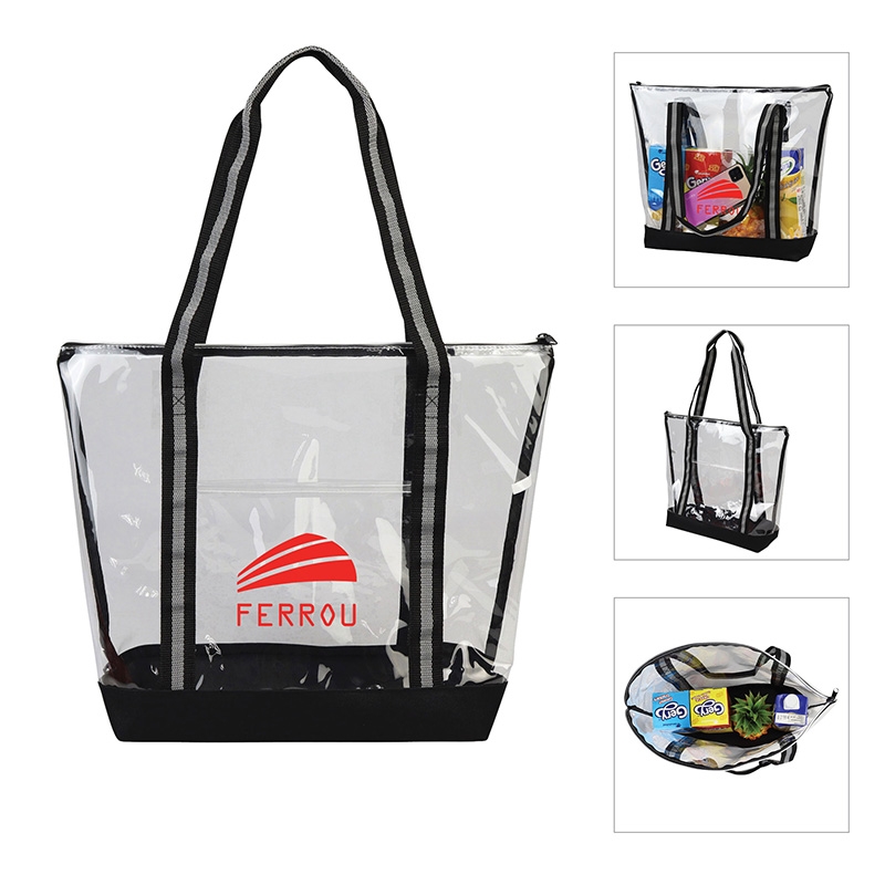 Sovrano Capitola Clear TPU Zippered Tote