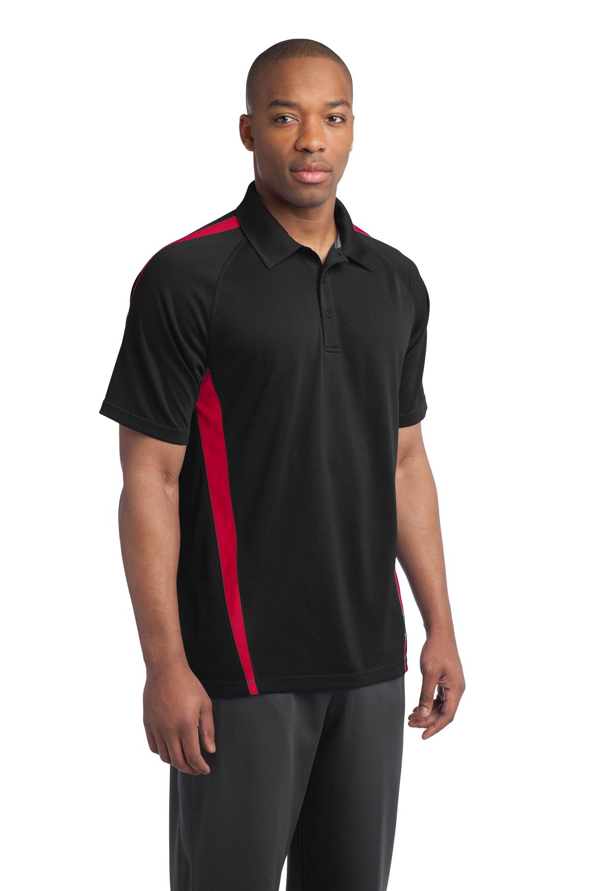Sport-Tek PosiCharge Micro-Mesh Colorblock Polo.