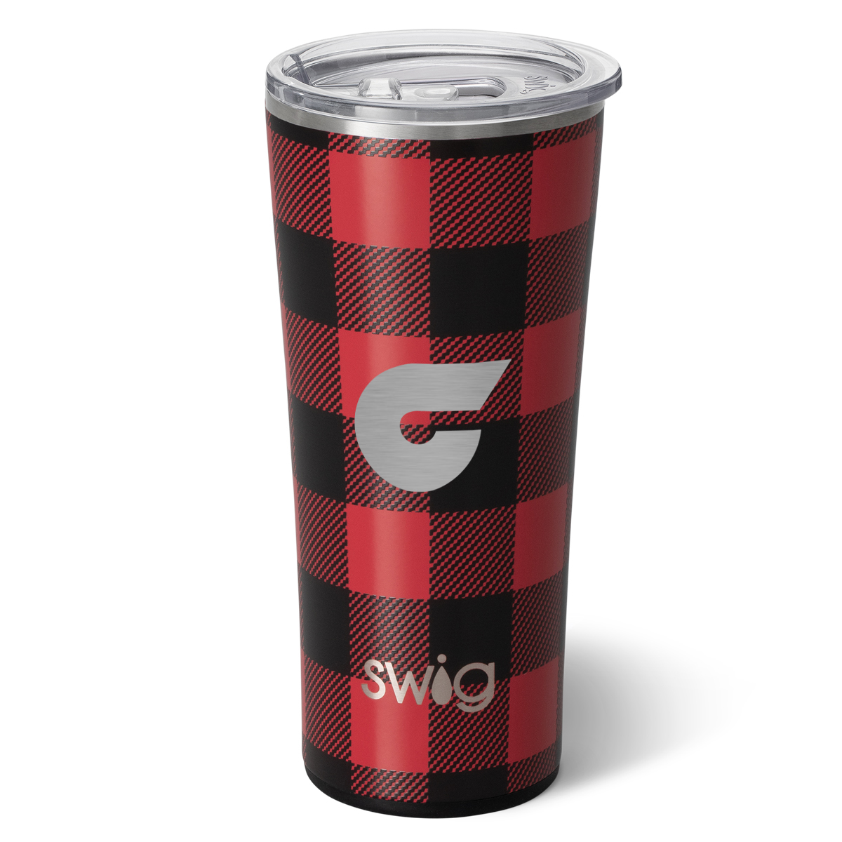 22 Oz. Swig Life&trade; Buffalo Plaid Stainless Steel Tumbler