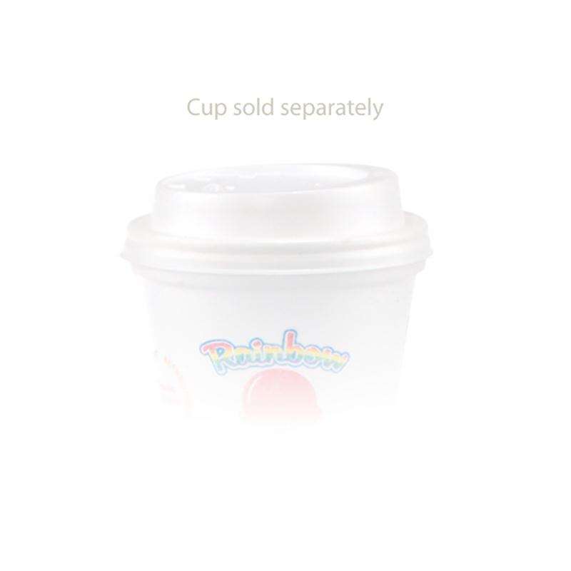 Tall White Styrofoam Coffee Cup-8 Oz Domed Lid