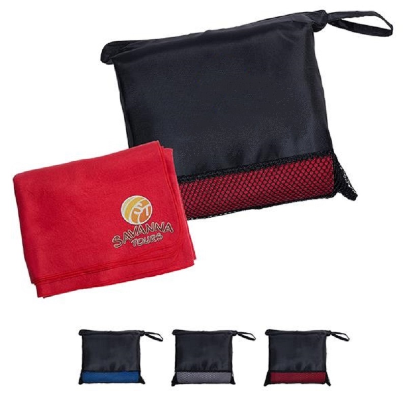 Travel Blanket In Pouch