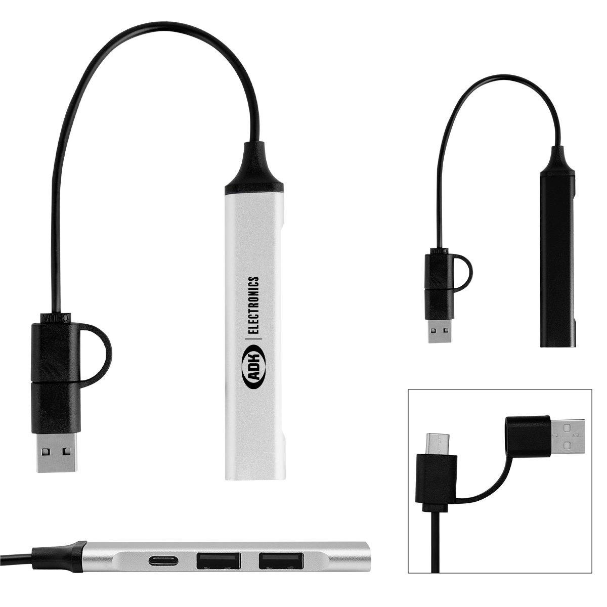 Triple Port Recycled Charging Hub