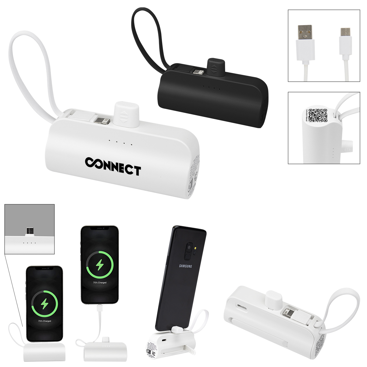 UL Listed 5000 MAh Portable Power Bank