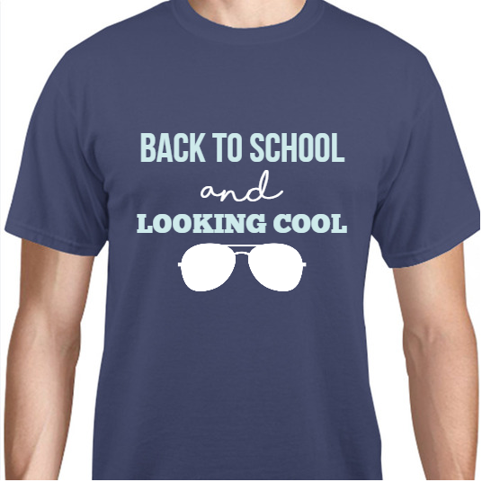 Back To School Looking Cool And Unisex Basic Tee T-Shirts Style 111456