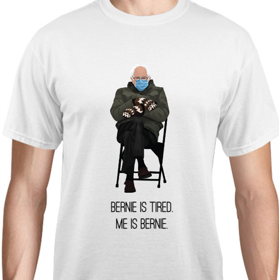 Bernie Sanders Is TiredMe Unisex Basic Tee T-Shirts Style 129665
