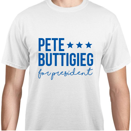 Pete Buttigieg For President Unisex Basic Tee T-Shirts Style 110989