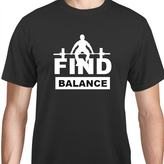 Business Find Balance Unisex Basic Tee T-Shirts Style 131797