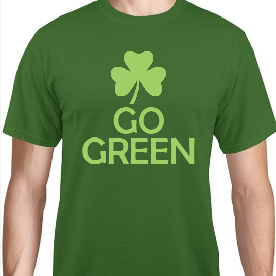 St Patrick Day Go Green Unisex Basic Tee T-Shirts Style 116767
