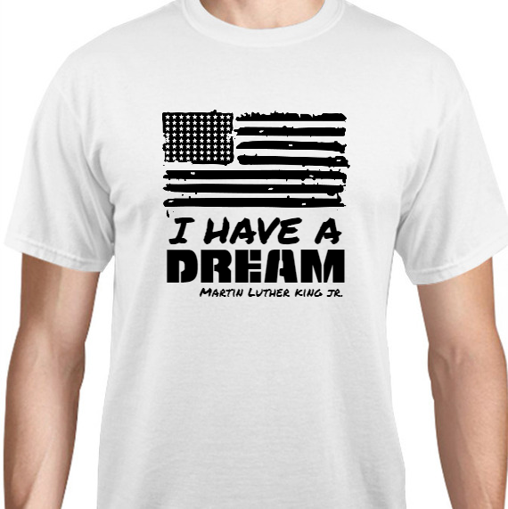 Martin Luther King Day Have Dream Jr Unisex Basic Tee T-Shirts Style 128279