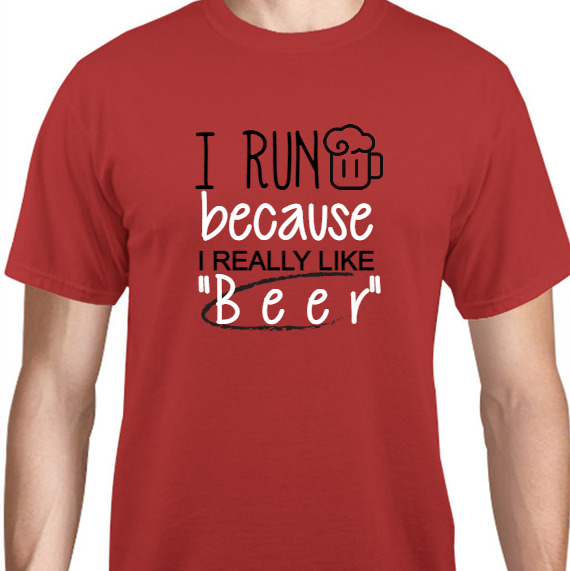 Parties & Events Run Because Really Like b Unisex Basic Tee T-Shirts Style 131693